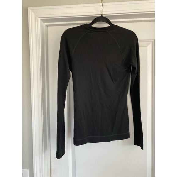 Smartwool Shirt Womens Medium Black Merino 250 Baselayer Crew Thermal Top - Picture 7 of 9